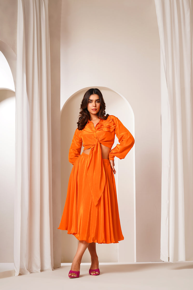 Tangerine Twirl Set