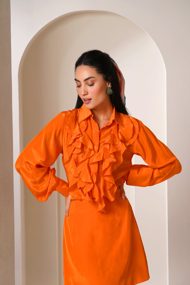 Tangerine Heather Set